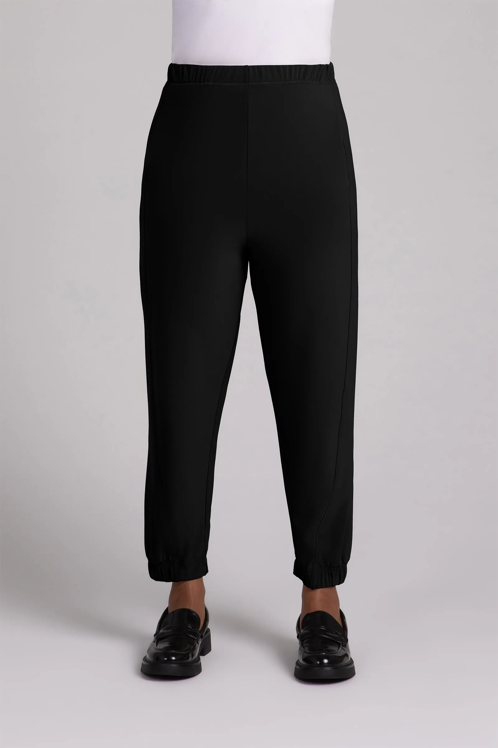 Half Cuff Jogger Pant | Black