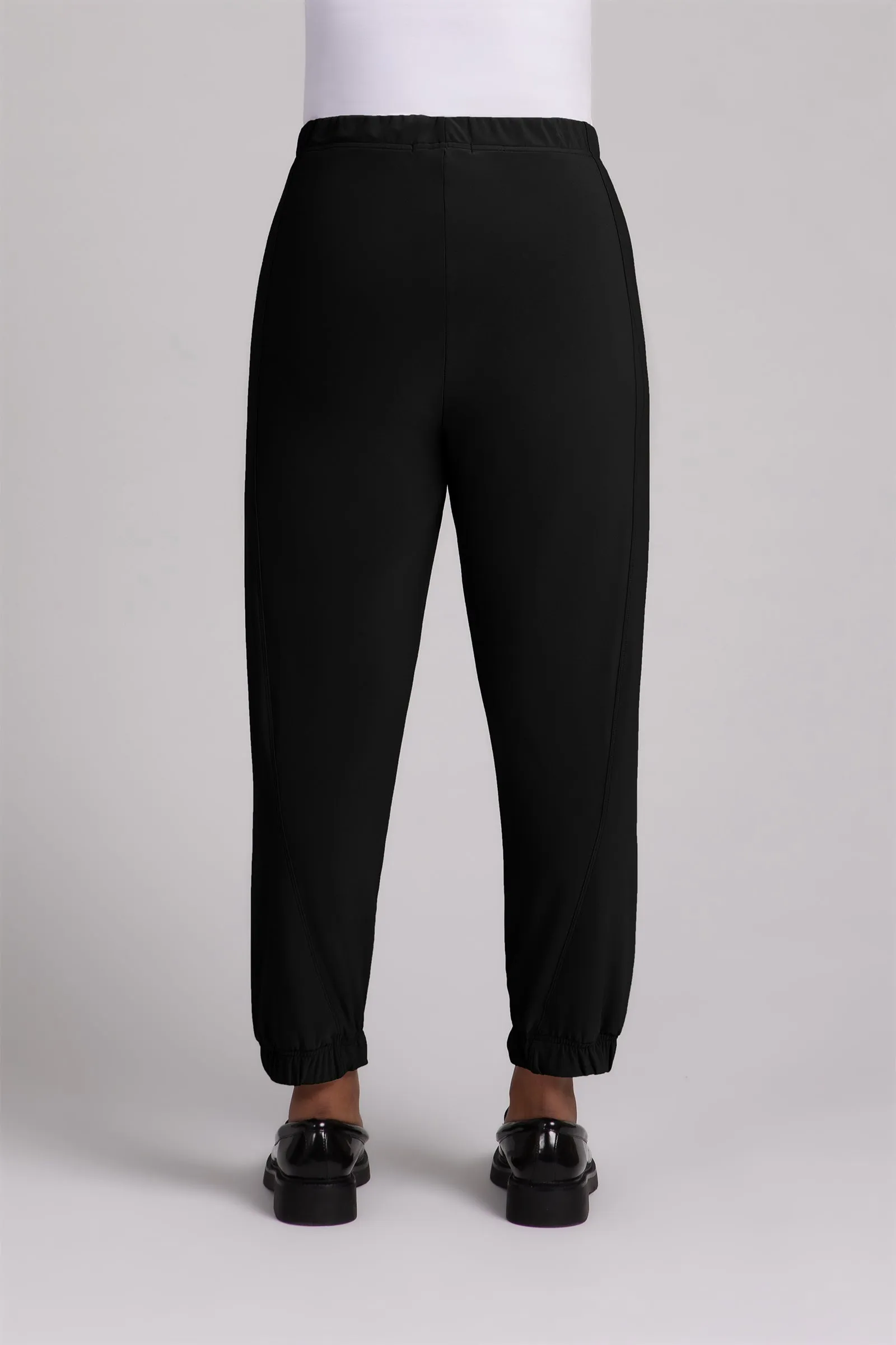 Half Cuff Jogger Pant | Black