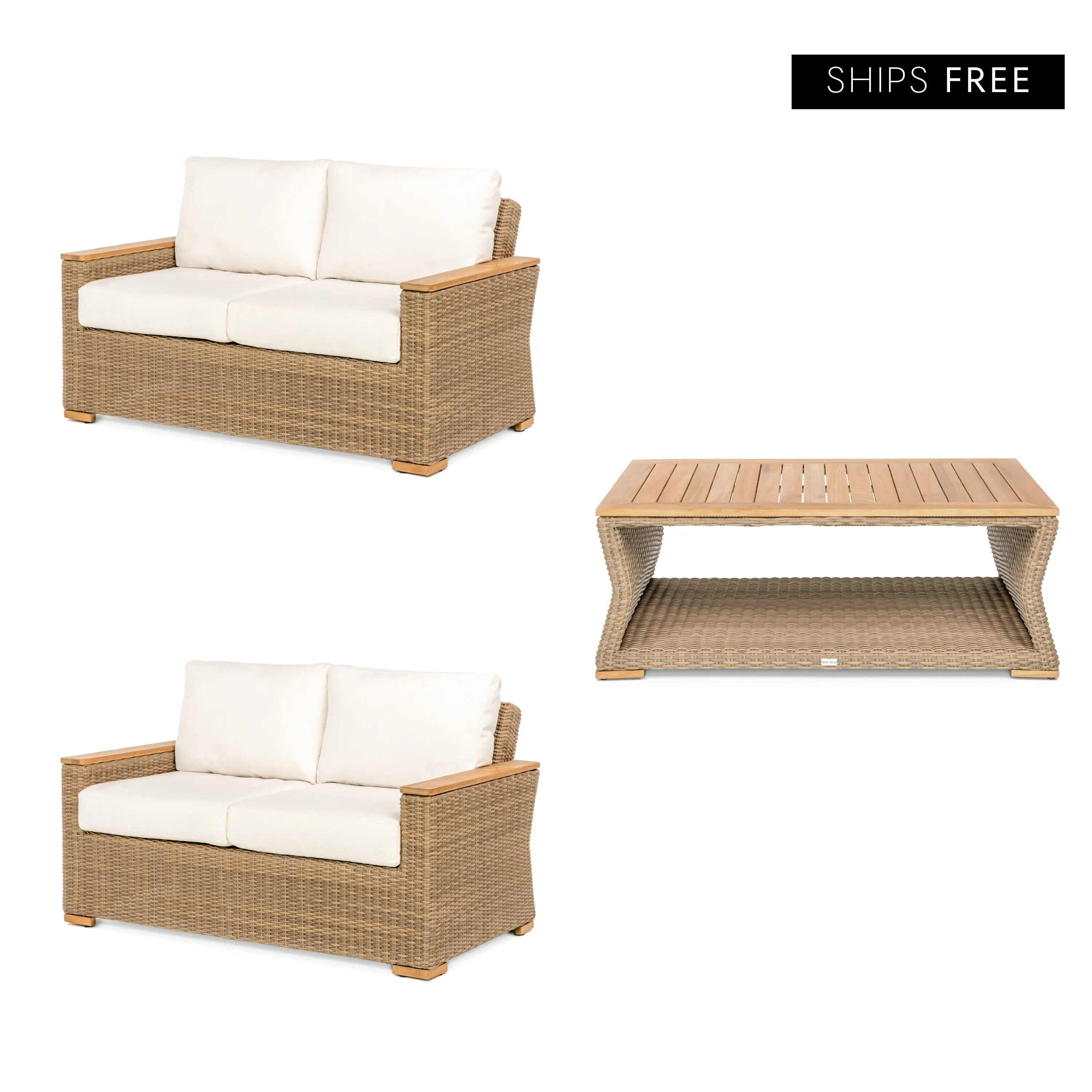 Havana Loveseats & Coffee Table Bundle