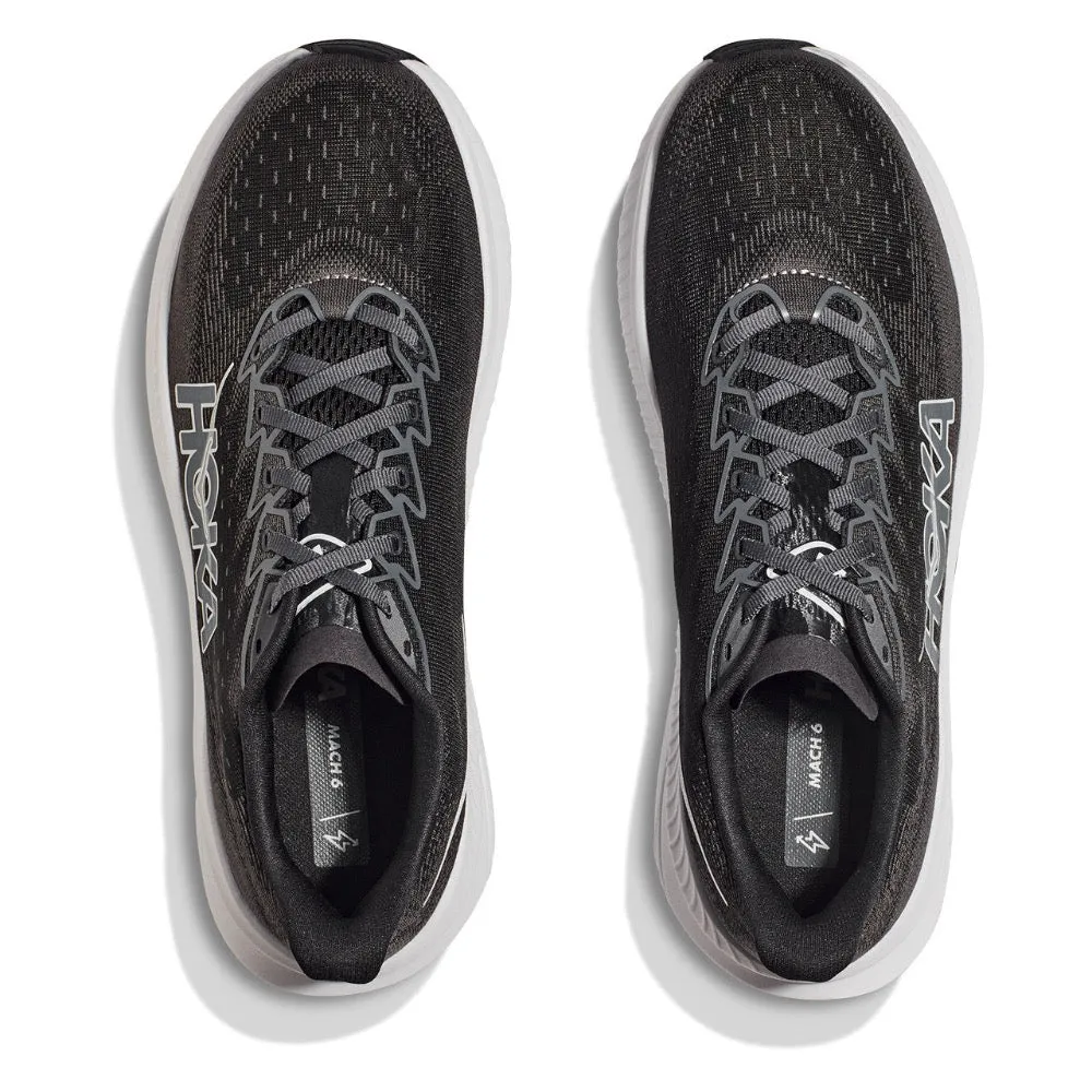 Hoka Women's Mach 6 Black / White