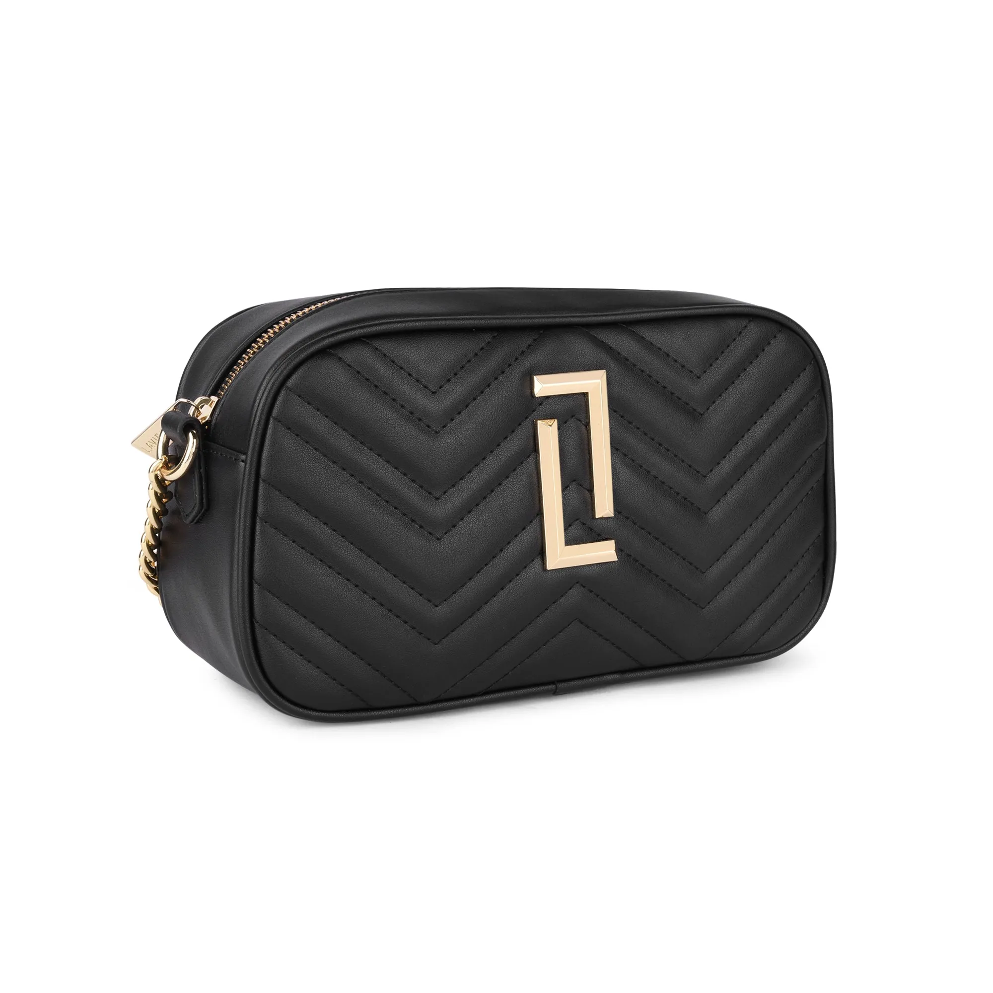 Lavie Luxe Aztec Box Black Medium Women's Sling