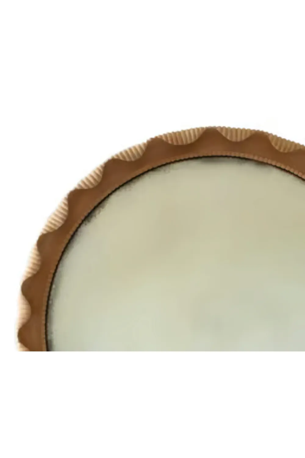 Mahogany Framed Round Convex Mirror | Andrew Martin Marylebobe