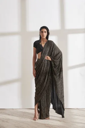 Metallic 2.0 Sari with New Knot Top