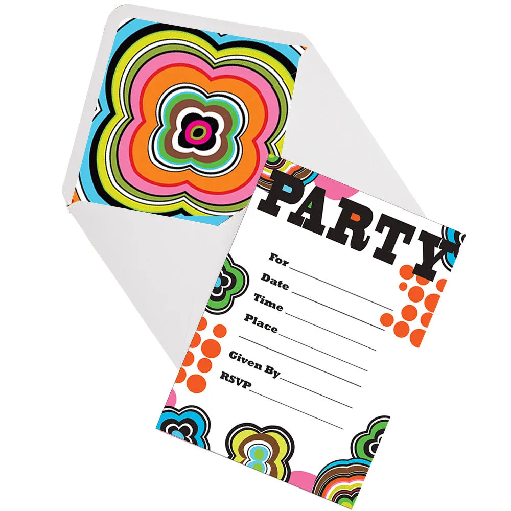 Mod Birthday Birthday Invitations