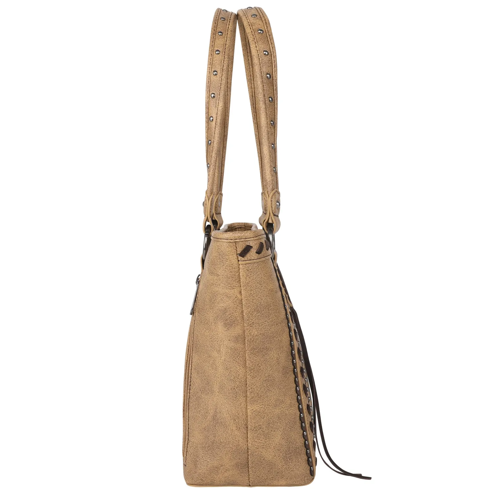 MW1124G-8317 Montana West Whipstitch Collection Concealed Carry Tote