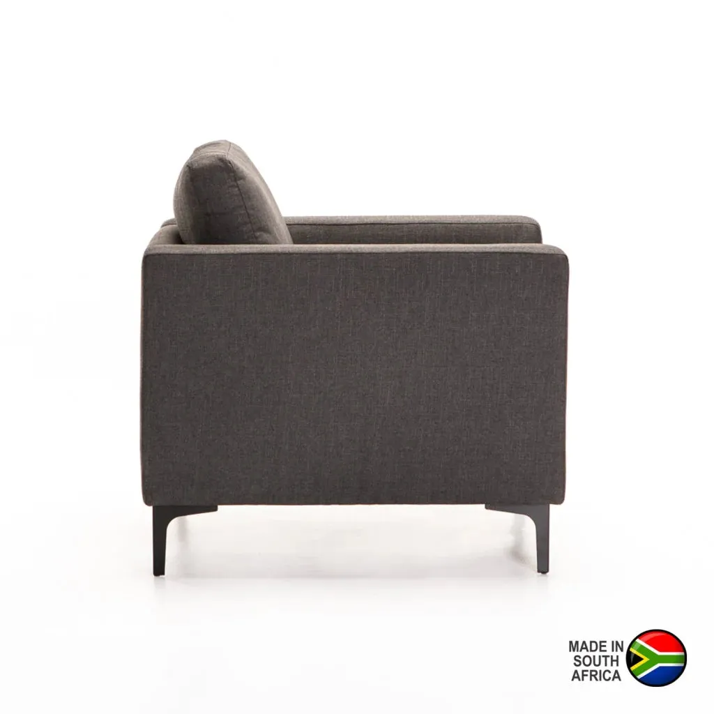 NINO FABRIC ARMCHAIR - BLACK LEG