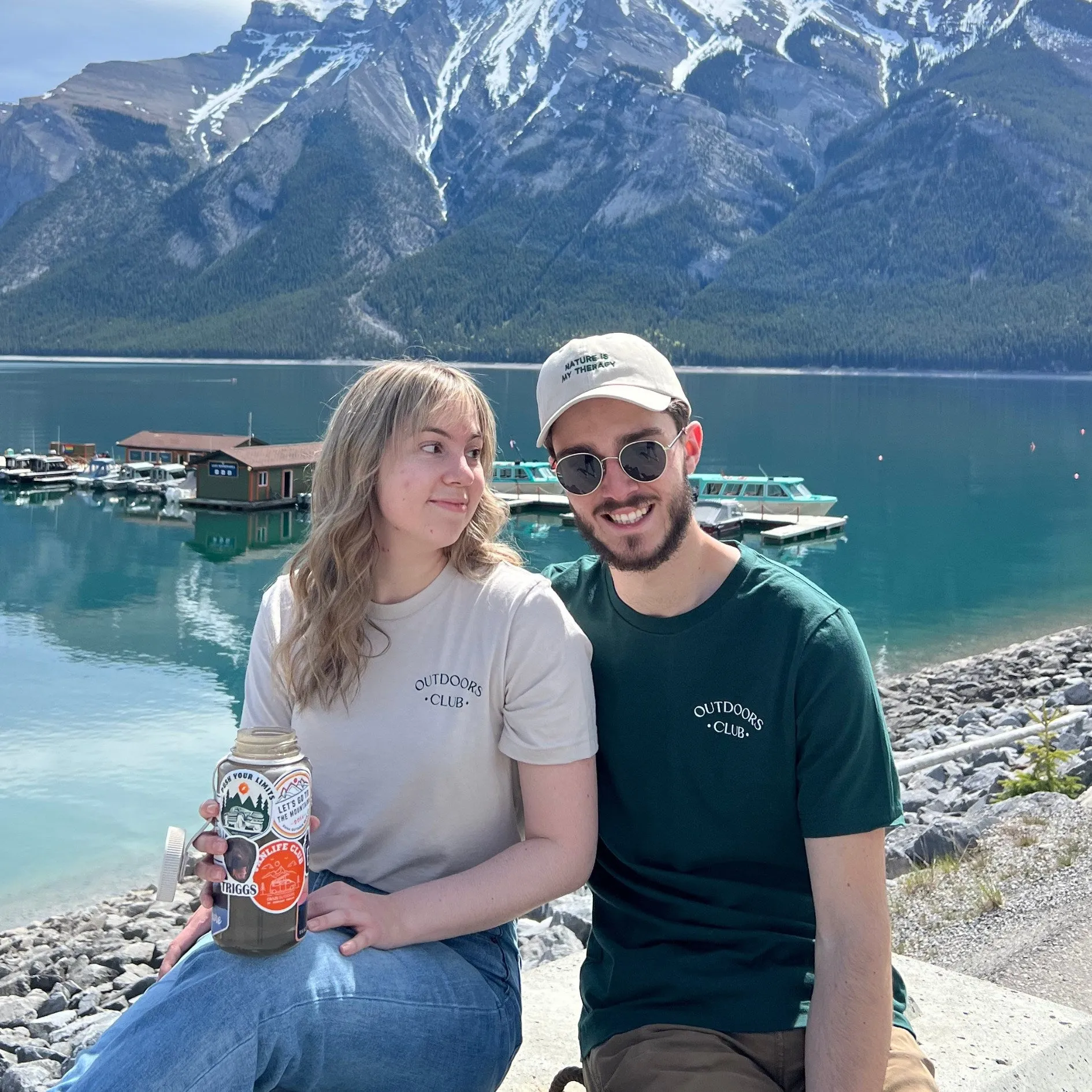 Outdoors Club Tee - Forest Green