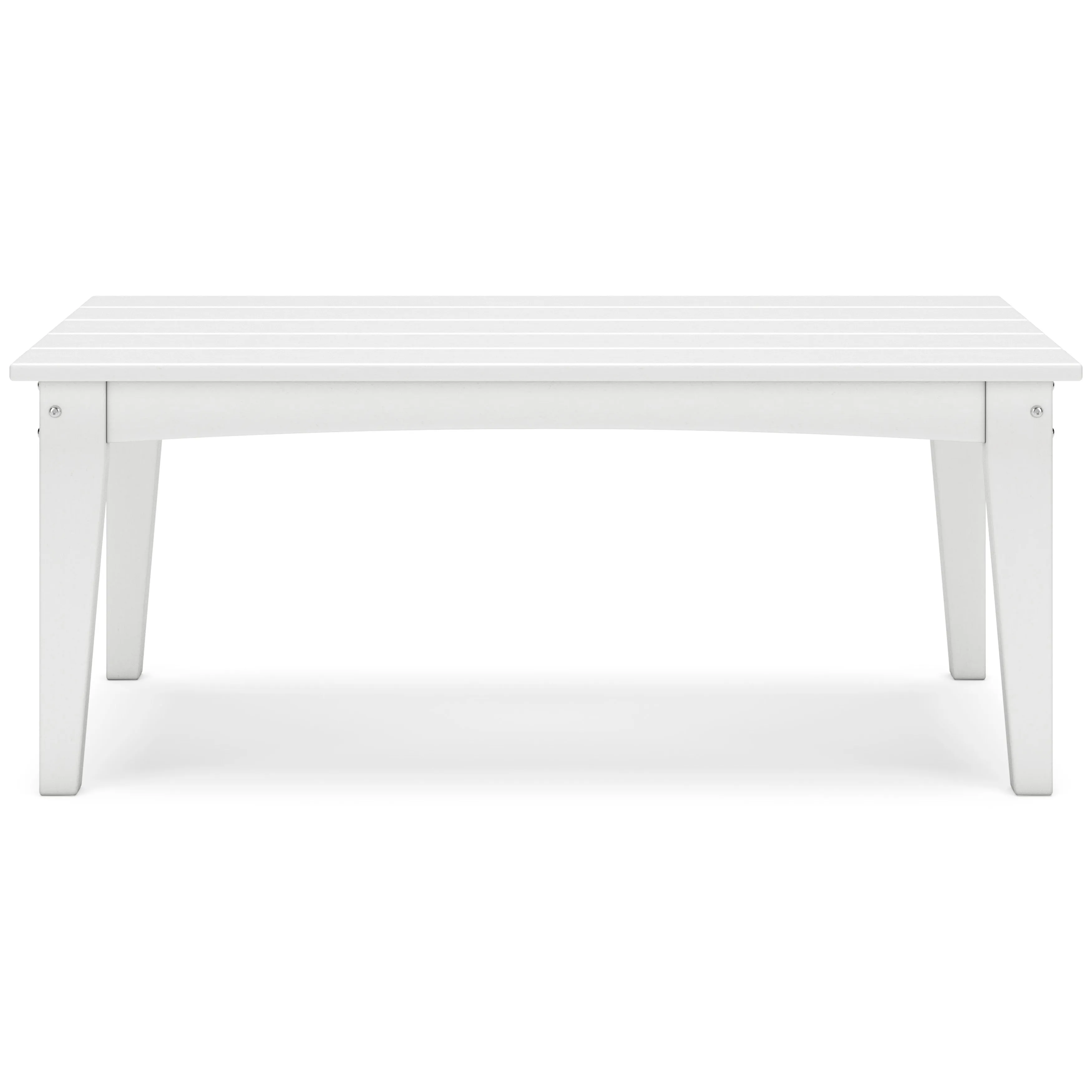 Poly White Outdoor 44" Coffee Table