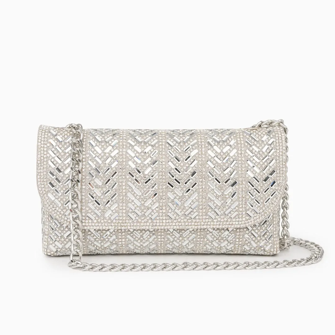 Sharleen Crystals Clutch Bag