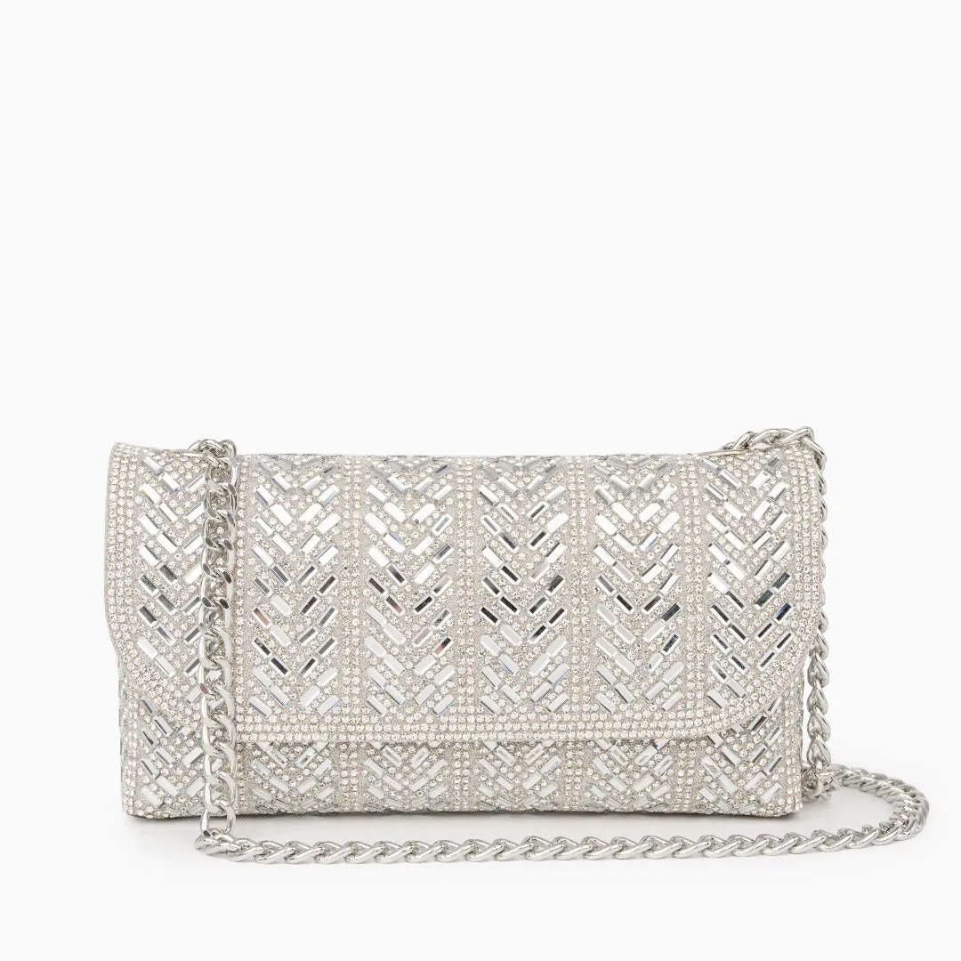 Sharleen Crystals Clutch Bag