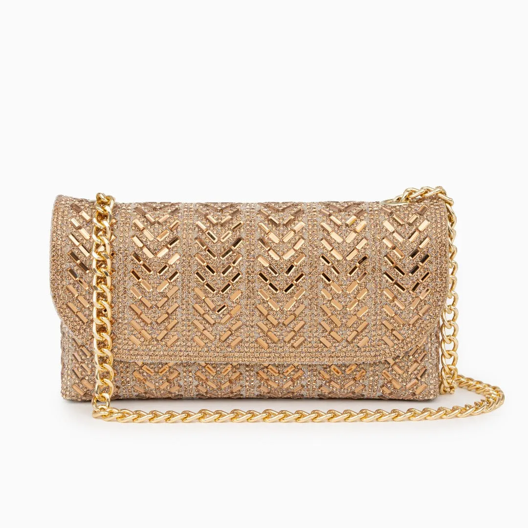 Sharleen Crystals Clutch Bag