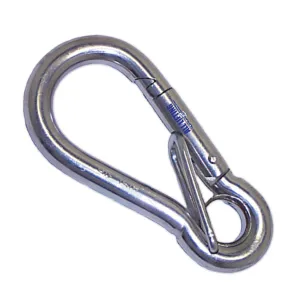 Stainless Steel Spring Hook with Safety Bar