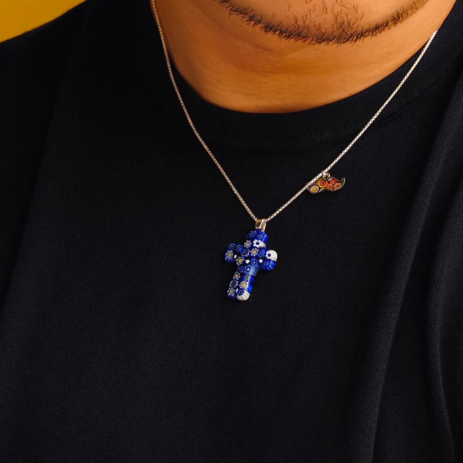 Starry Night Cross Necklace