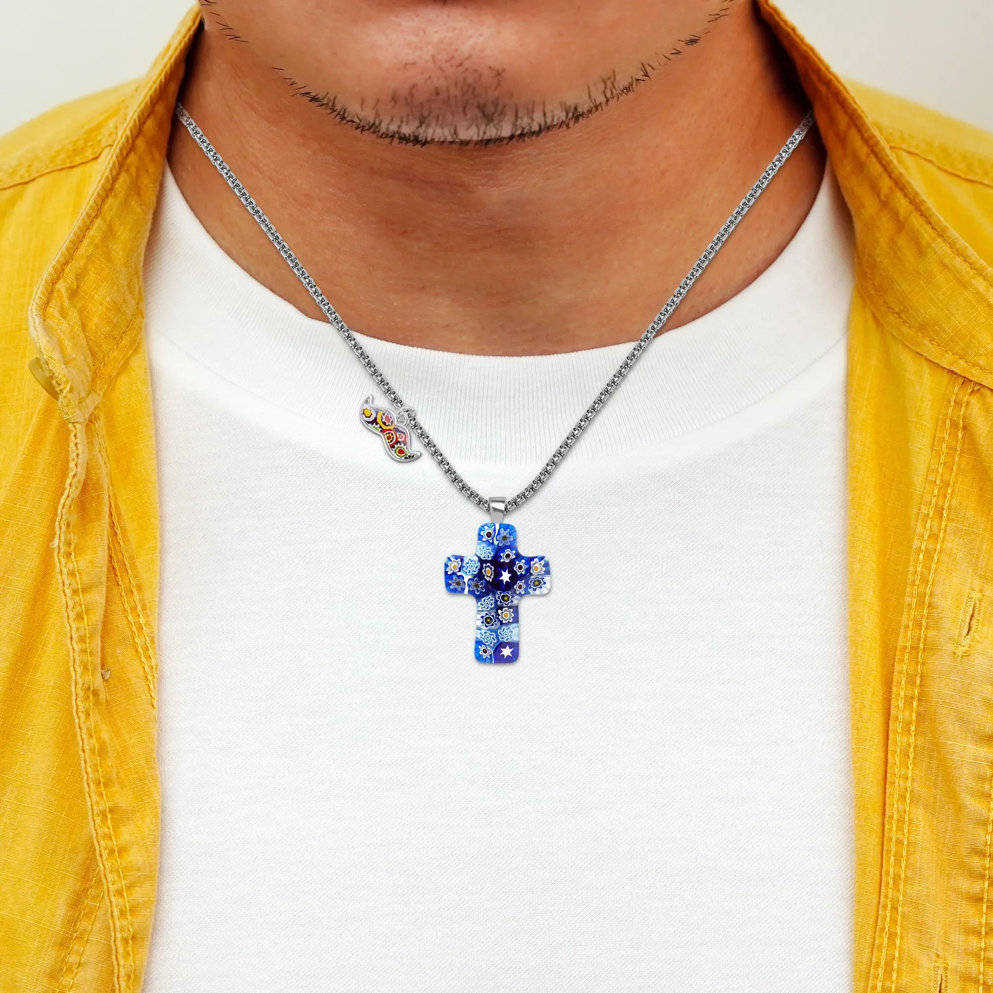 Starry Night Cross Necklace