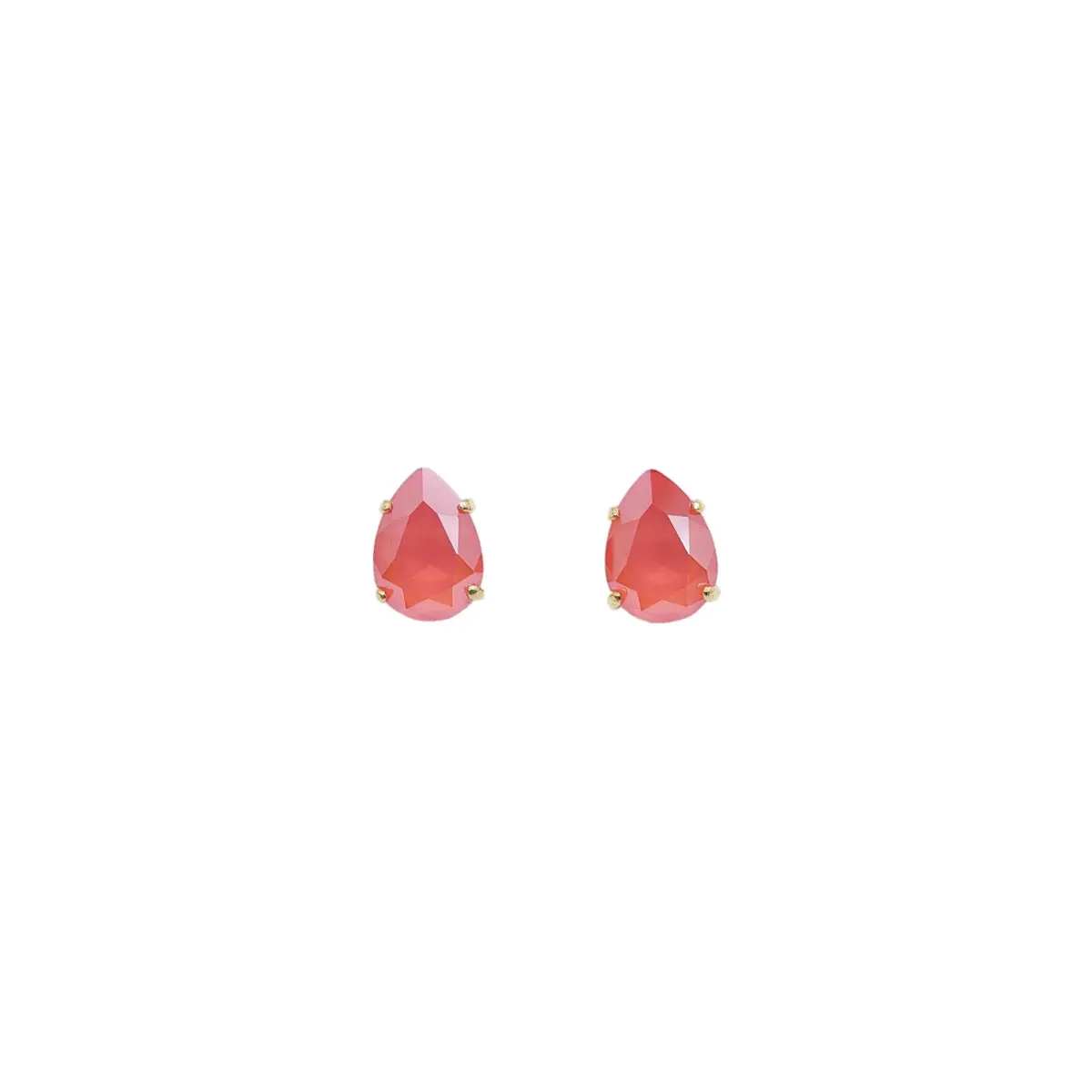 Swarovski Crystals Teardrop Stud Earrings