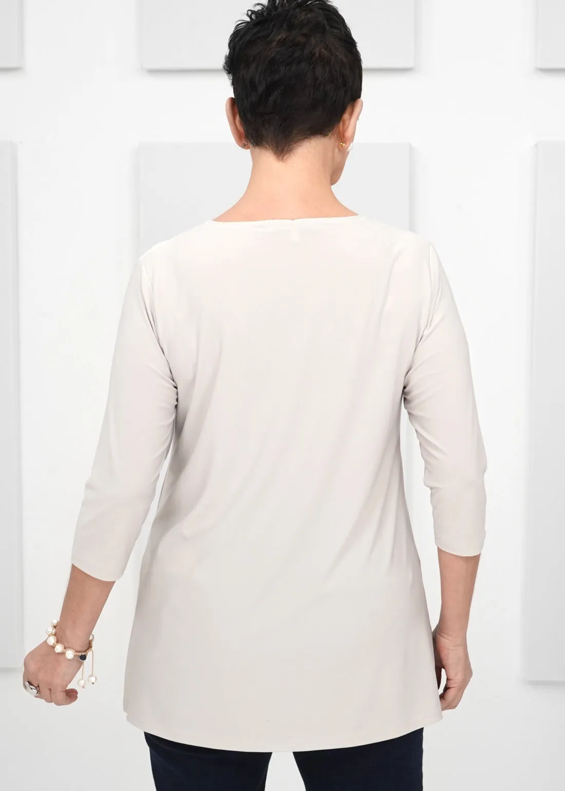 Sympli - Nu Ideal 3/4 Sleeve Tunic Top