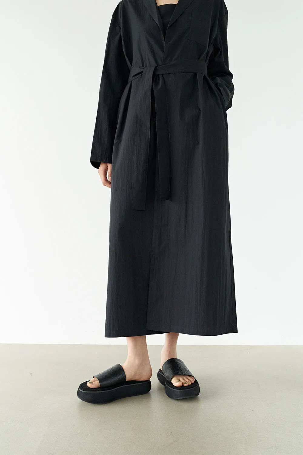 (UNISEX) JOSEPH ROBE (BLACK)